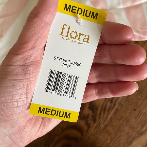 NWT Pink Striped PJ Shorts Set - Picture 4 of 6